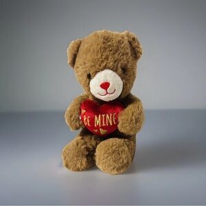 Brown Teddy Bear with Red Heart